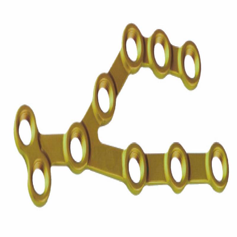 SMPL - П'яткова мала пластина, ліва, з кутовою стабільністю, титан